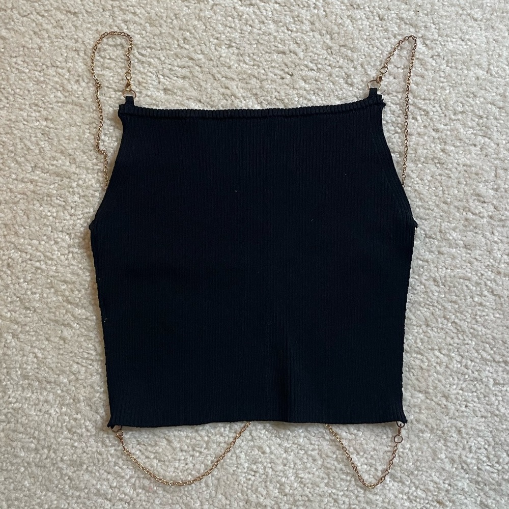 Superdown Chain Strap Top